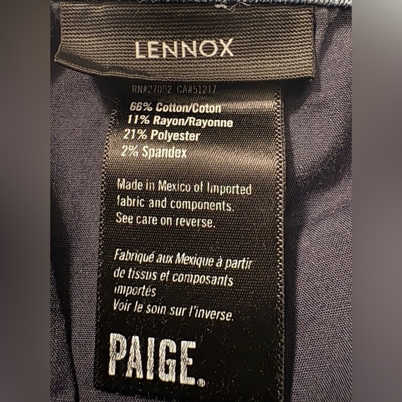 Men’s PAIGE Lennox Light Wash Denim Jeans Slim Leg, Minimal Distressing, Size 36 - Picture 9 of 16